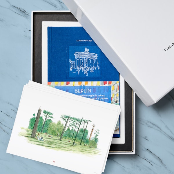 Caja Blanca de BERLÍN + Colección de ocho láminas seleccionadas del libro en formato A5 - Tintablanca